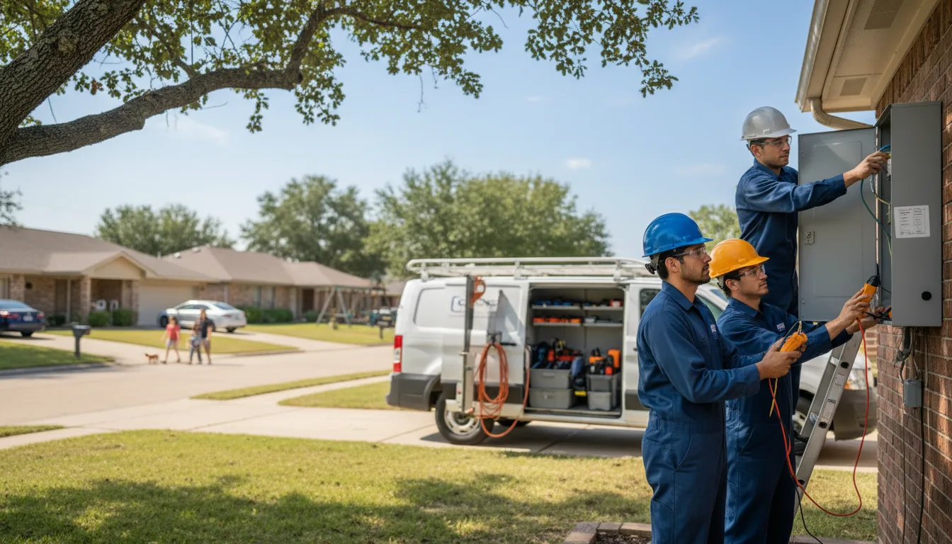 Certified electrician providing emergency electrical services in Wedron, IL